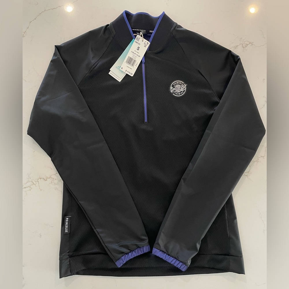 Adidas Primeblue 1/4 Zip Pullover Golf Sweatshirt GM0183 Men’s Size Small